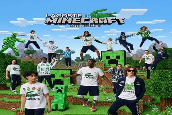 LACOSTE X MINECRAFT FOR SS22 COLLECTION