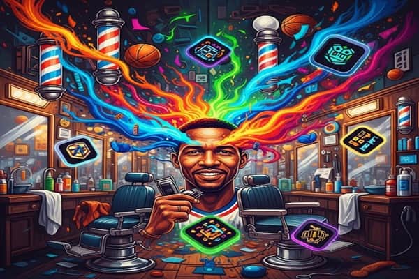 FORMER NBA STAR SHARING HIS COLOURFUL “BARBERSHOP” THROUGH NFTS